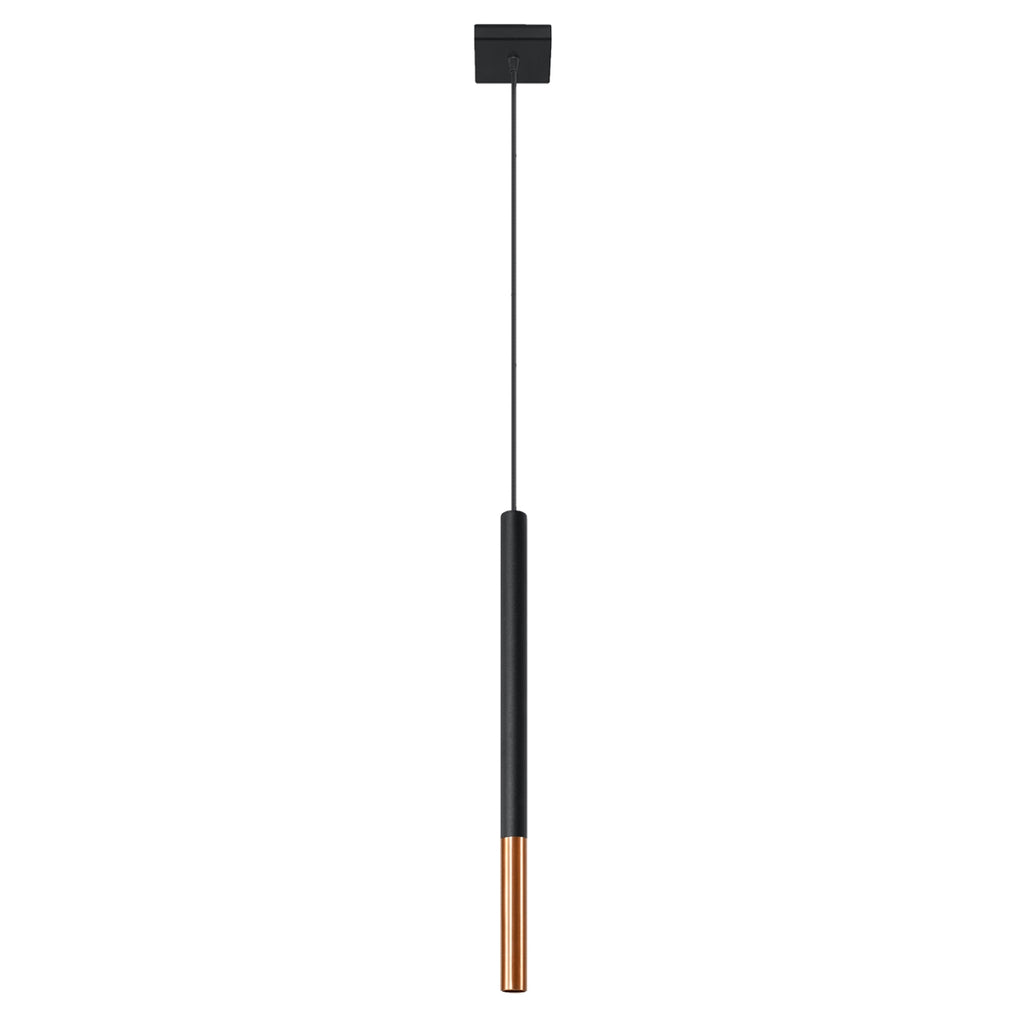Pendelleuchte MOZAICA 1 schwarz & kupfer Sollux Lighting