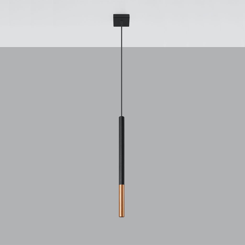 Pendelleuchte MOZAICA 1 schwarz & kupfer Sollux Lighting