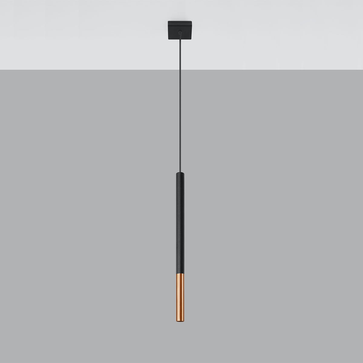 Pendelleuchte MOZAICA 1 schwarz & kupfer Sollux Lighting