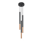 Pendelleuchte MOZAICA 3P schwarz & kupfer Sollux Lighting