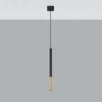 Pendelleuchte MOZAICA 1 schwarz & gold Sollux Lighting