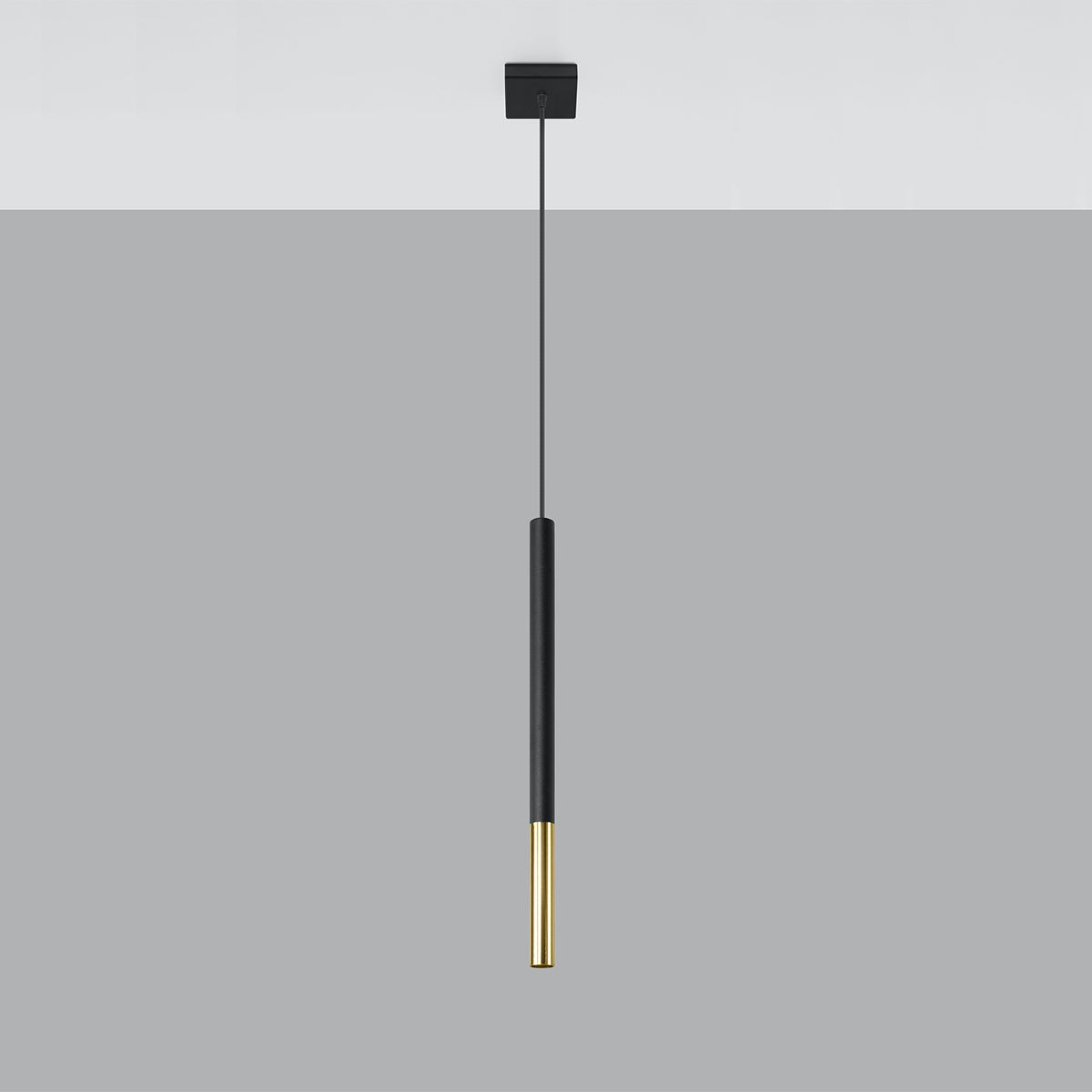 Pendelleuchte MOZAICA 1 schwarz & gold Sollux Lighting