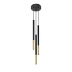 Pendelleuchte MOZAICA 3P schwarz & gold Sollux Lighting