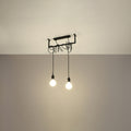 Pendelleuchte SALAMANCA 2 schwarz Sollux Lighting