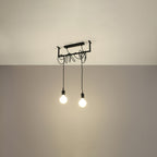 Pendelleuchte SALAMANCA 2 schwarz Sollux Lighting