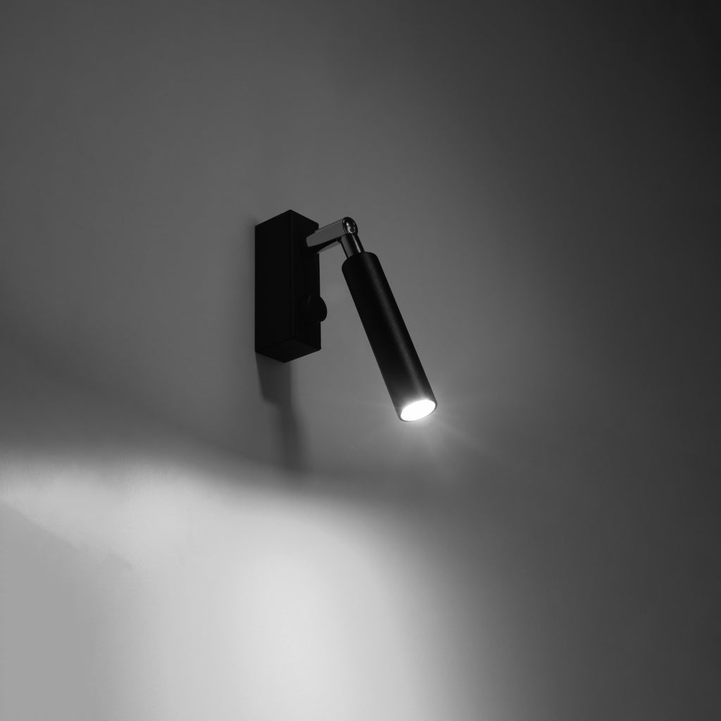 Wandleuchte EYETECH 1 schwarz Sollux Lighting