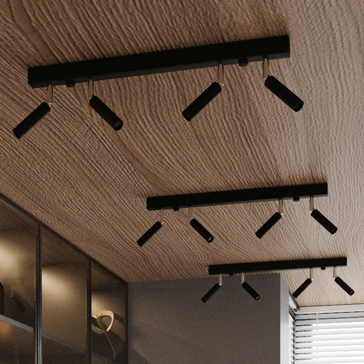 Deckenleuchte - Spot - Strahler EYETECH 3 schwarz Sollux Lighting