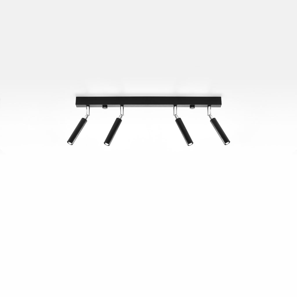 Deckenleuchte - Spot - Strahler EYETECH 4 schwarz Sollux Lighting