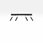 Deckenleuchte - Spot - Strahler EYETECH 4 schwarz Sollux Lighting
