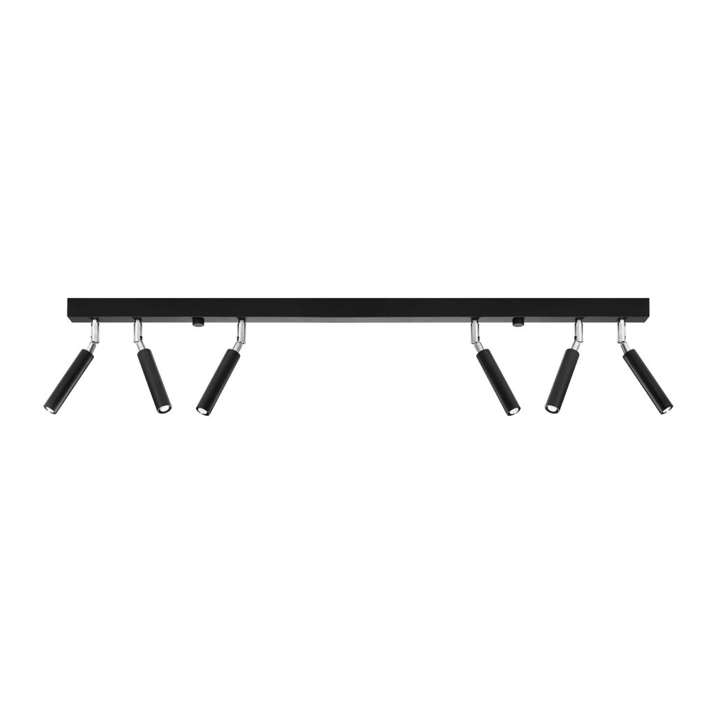 Deckenleuchte - Spot - Strahler EYETECH 6 schwarz Sollux Lighting