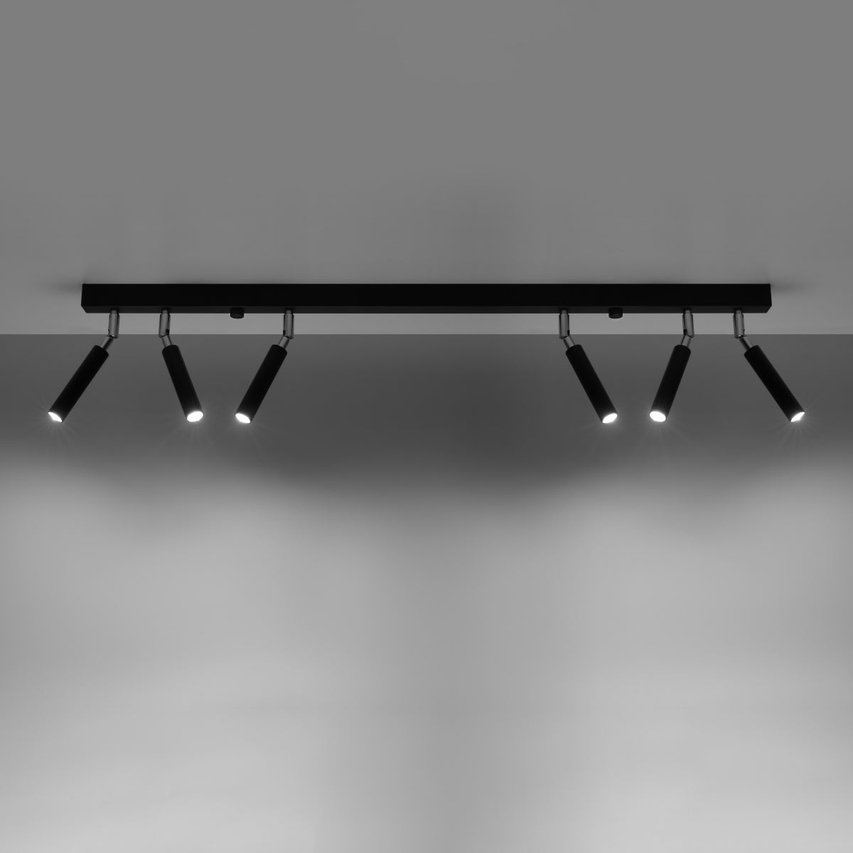 Deckenleuchte - Spot - Strahler EYETECH 6 schwarz Sollux Lighting