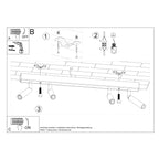 Deckenleuchte - Spot - Strahler EYETECH 4 weiß Sollux Lighting