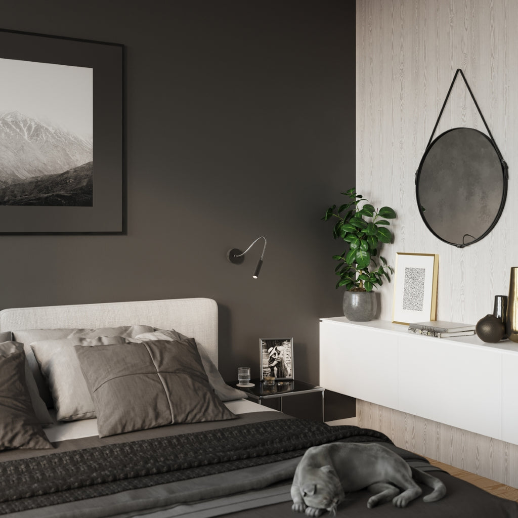 Wandleuchte AXIL schwarz Sollux Lighting
