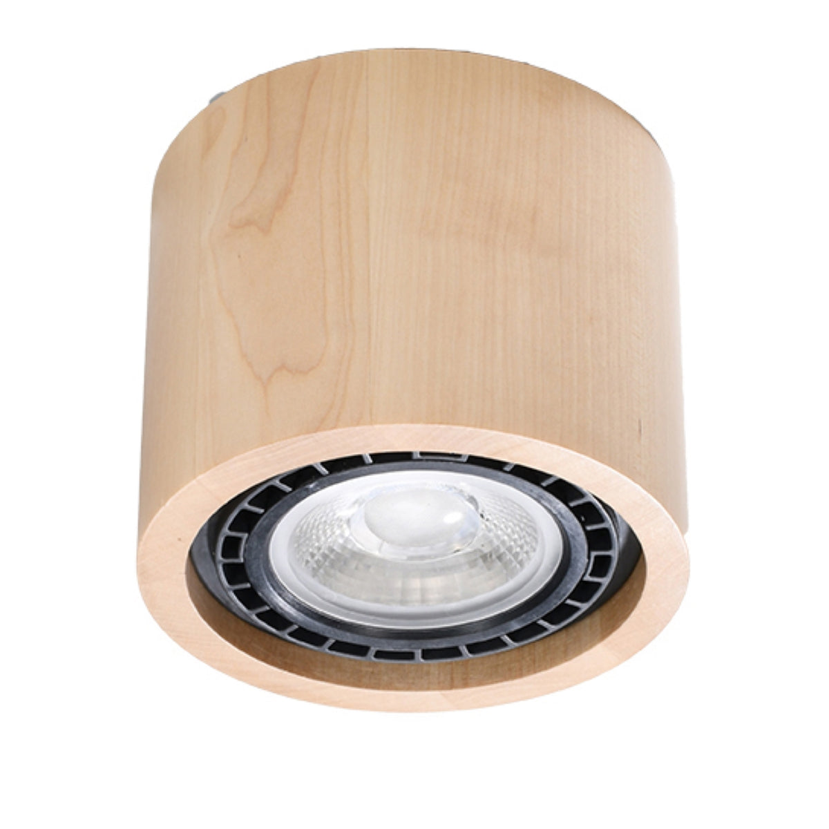 Deckenleuchte - Spot - Strahler BASIC 1 Naturholz Sollux Lighting