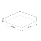 Deckenleuchte HORUS 55 grau Sollux Lighting