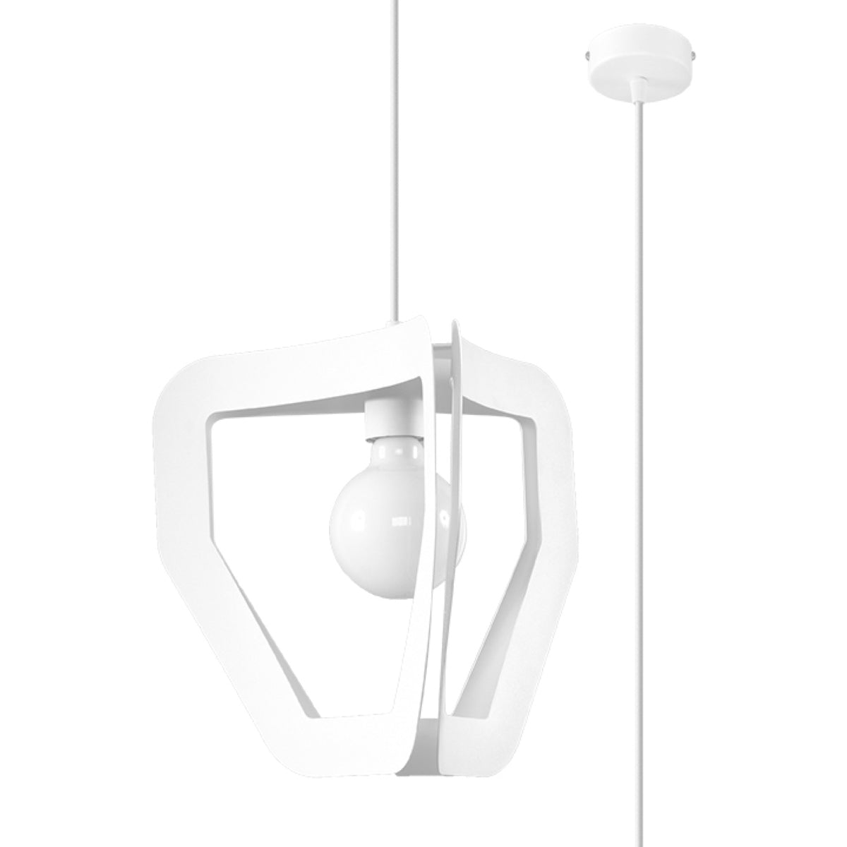 Pendelleuchte TRES weiß Sollux Lighting