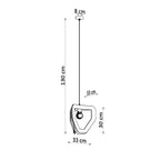 Pendelleuchte TRES schwarz Sollux Lighting