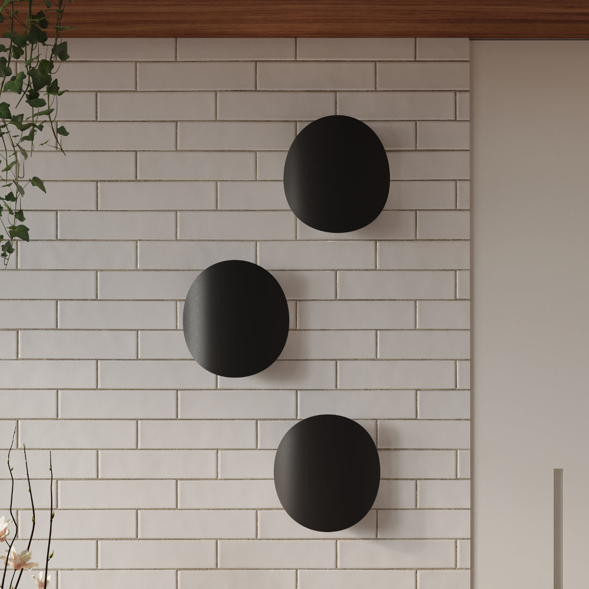 Wandleuchte SENSES schwarz Sollux Lighting