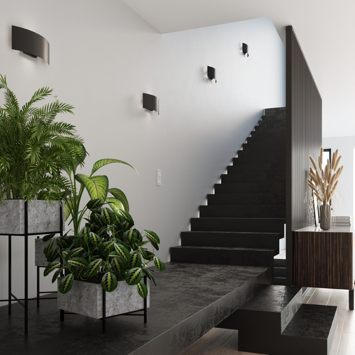 Wandleuchte MAGNUS schwarz Sollux Lighting