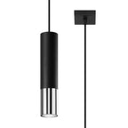 Pendelleuchte LOOPEZ 1 schwarz & chrom Sollux Lighting