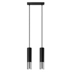 Pendelleuchte LOOPEZ 2 schwarz & chrom Sollux Lighting