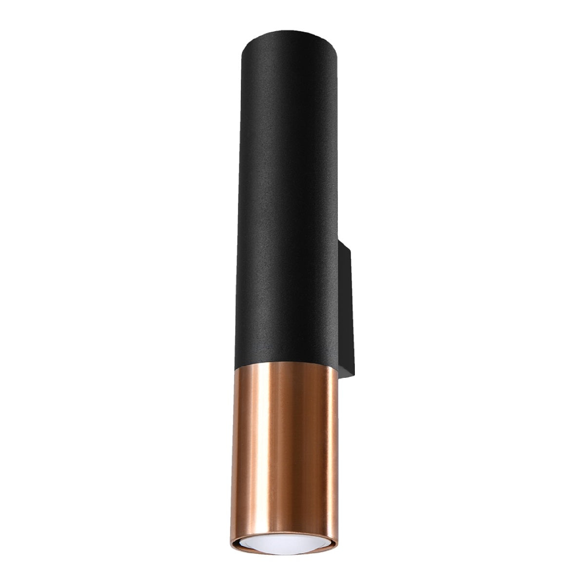 Wandleuchte LOOPEZ schwarz & kupfer Sollux Lighting