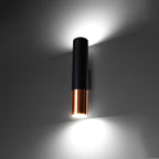 Wandleuchte LOOPEZ schwarz & kupfer Sollux Lighting