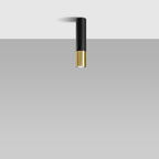 Deckenleuchte - Spot - Strahler LOOPEZ schwarz & gold Sollux Lighting