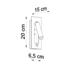 Wandleuchte ENIF schwarz Sollux Lighting