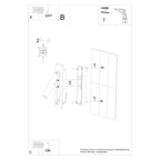 Wandleuchte ENIF schwarz Sollux Lighting