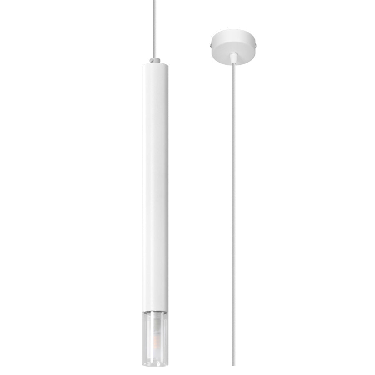 Pendelleuchte WEZYR 1 weiß Sollux Lighting