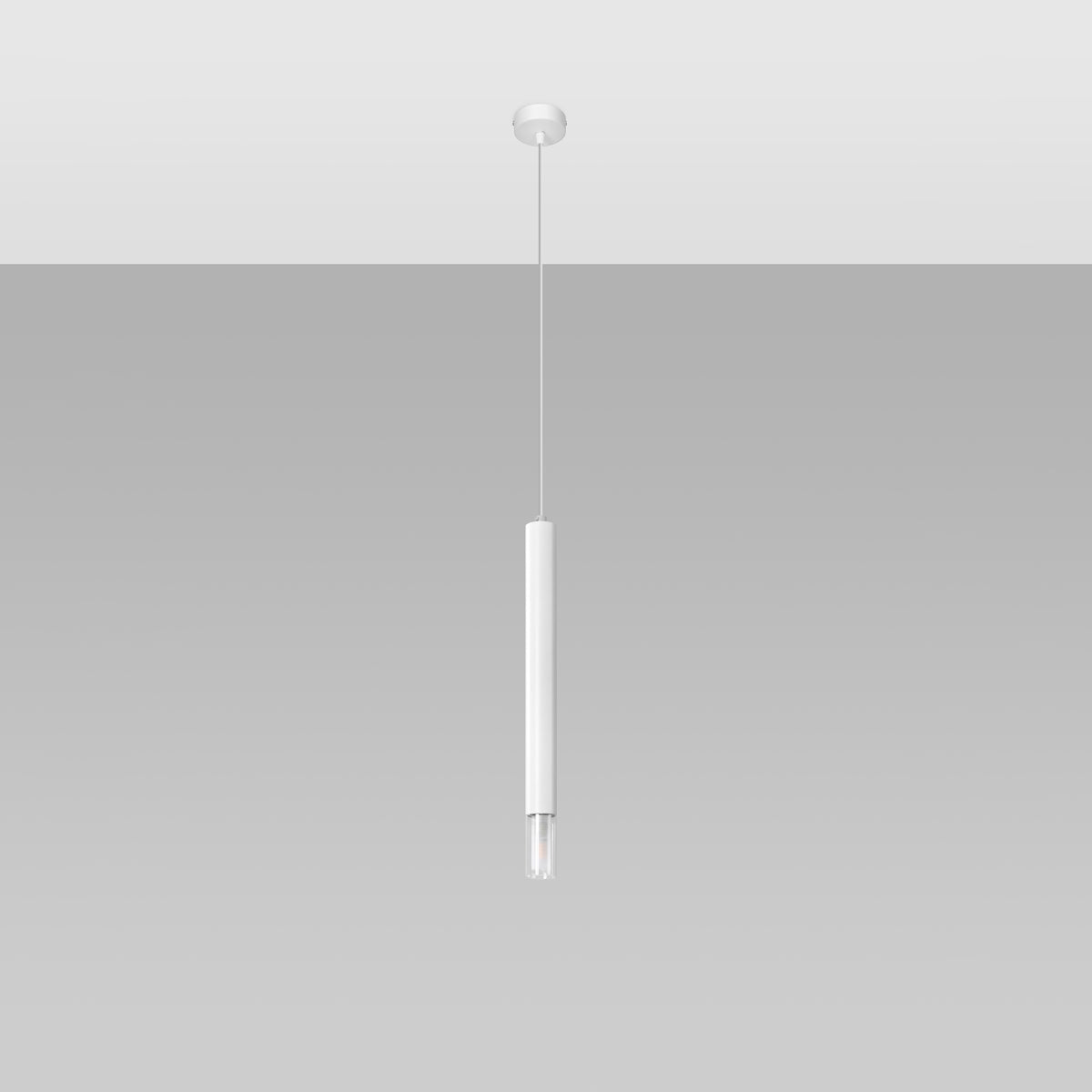 Pendelleuchte WEZYR 1 weiß Sollux Lighting
