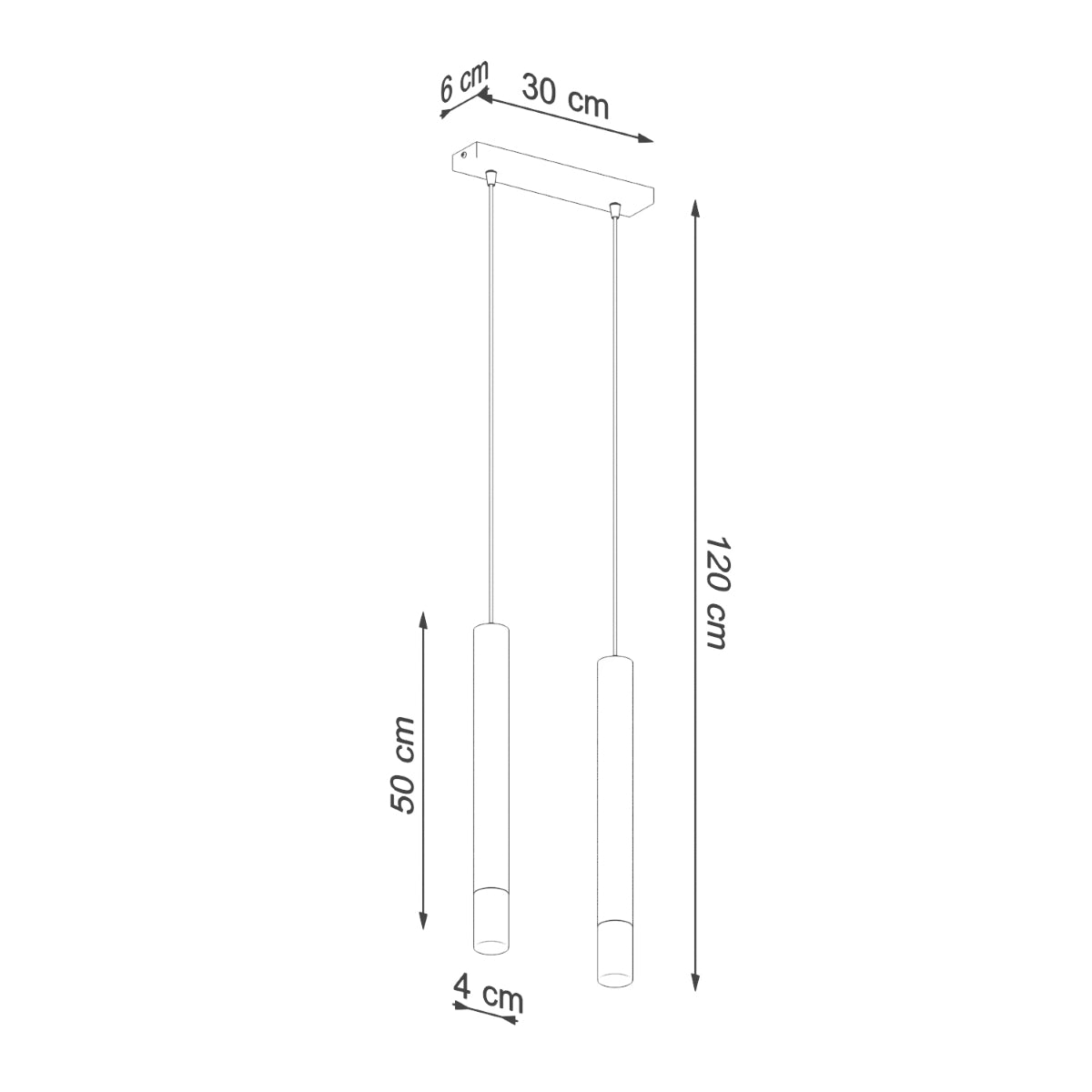 Pendelleuchte WEZYR 2 weiß Sollux Lighting