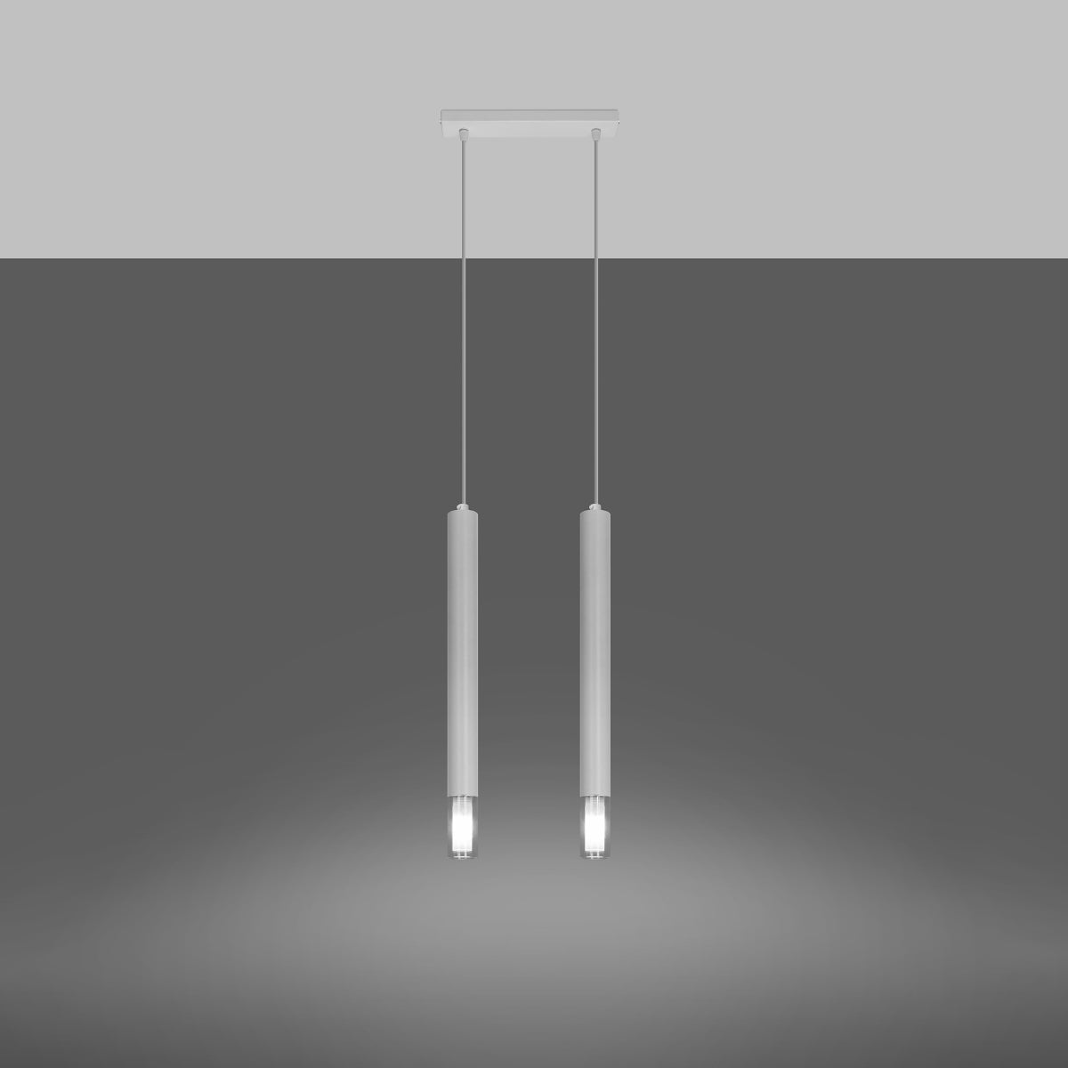 Pendelleuchte WEZYR 2 weiß Sollux Lighting