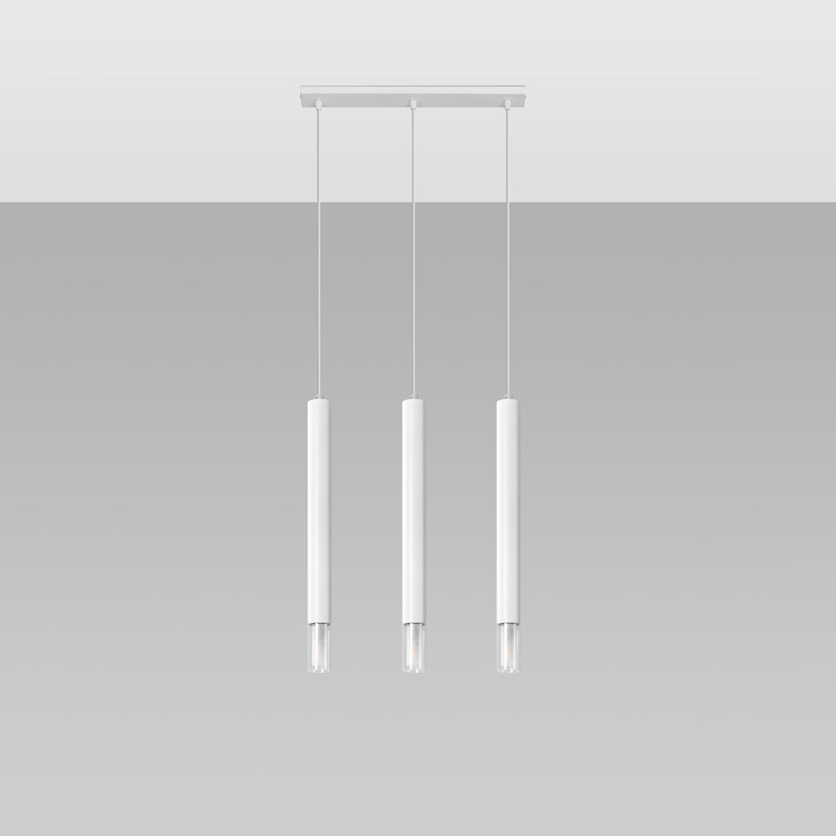 Pendelleuchte WEZYR 3 weiß Sollux Lighting