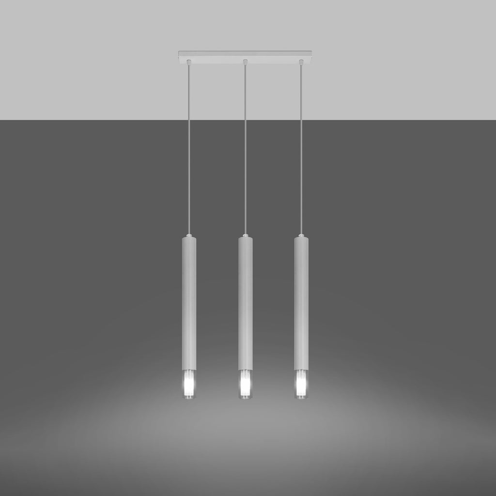 Pendelleuchte WEZYR 3 weiß Sollux Lighting