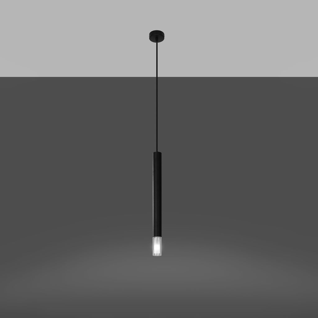 Pendelleuchte WEZYR 1 schwarz Sollux Lighting