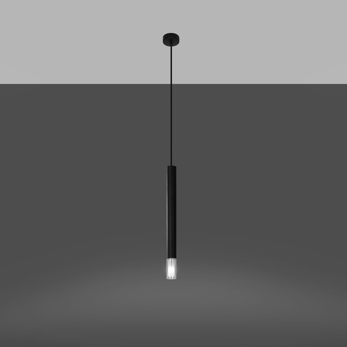Pendelleuchte WEZYR 1 schwarz Sollux Lighting