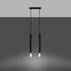 Pendelleuchte WEZYR 2 schwarz Sollux Lighting