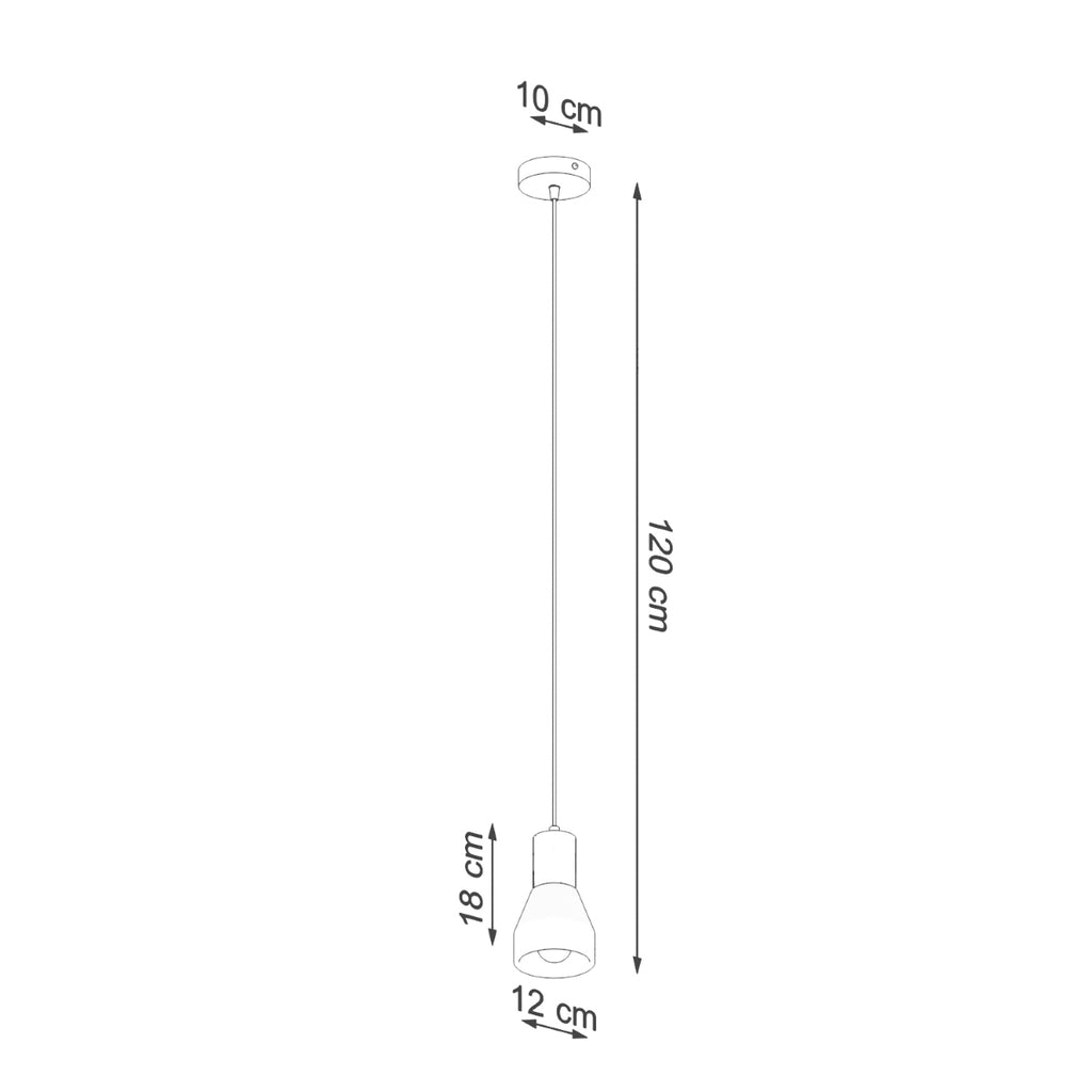 Pendelleuchte QUBIC schwarz Sollux Lighting