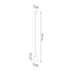 Pendelleuchte QUBIC schwarz Sollux Lighting