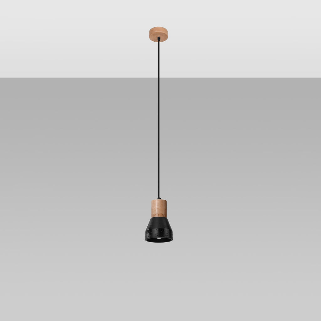 Pendelleuchte QUBIC schwarz Sollux Lighting