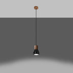 Pendelleuchte QUBIC schwarz Sollux Lighting