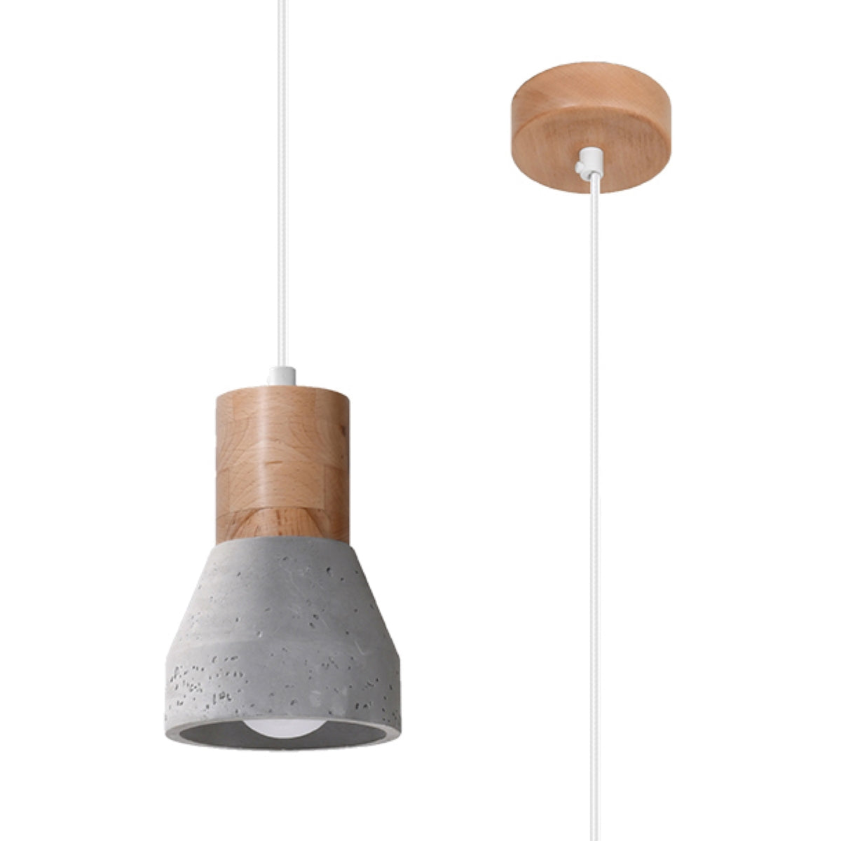 Pendelleuchte QUBIC grau Sollux Lighting