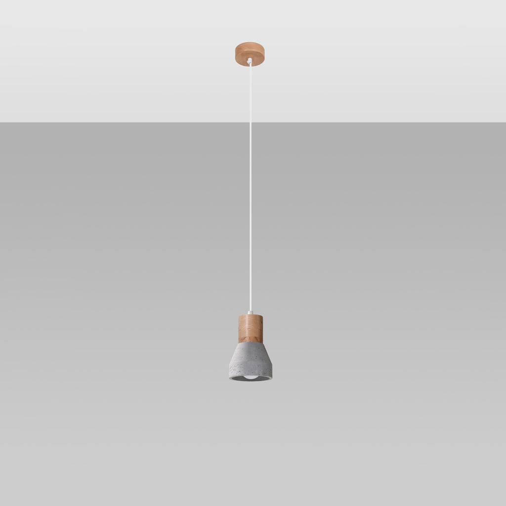 Pendelleuchte QUBIC grau Sollux Lighting