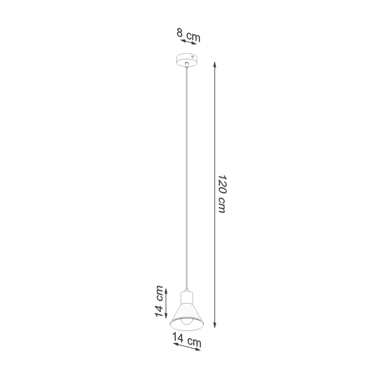 Pendelleuchte TALEJA 1 weiß [E27] Sollux Lighting