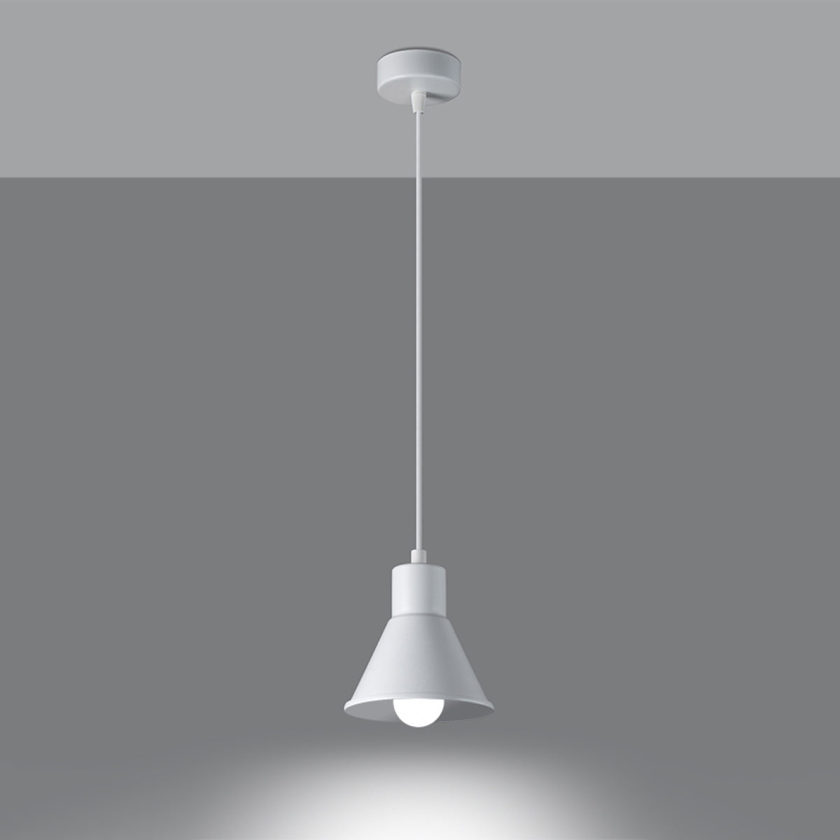 Pendelleuchte TALEJA 1 weiß [E27] Sollux Lighting