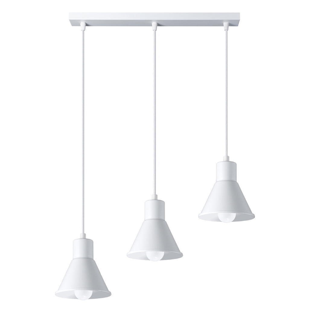 Pendelleuchte TALEJA 3 weiß [E27] Sollux Lighting
