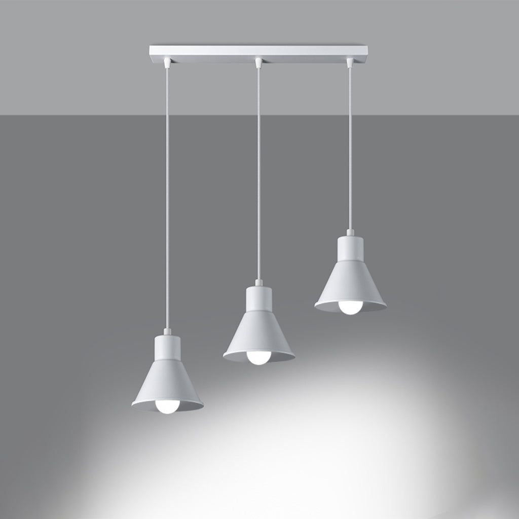 Pendelleuchte TALEJA 3 weiß [E27] Sollux Lighting
