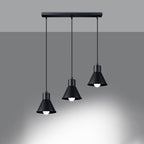 Pendelleuchte TALEJA 3 schwarz [E27] Sollux Lighting